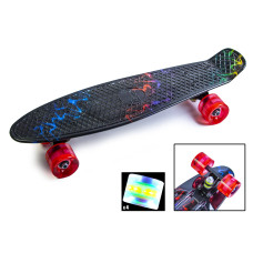 Penny Board "Молния" Светящиеся колеса! Penny Board "Молния" Светящиеся колеса!