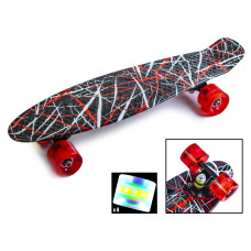 Penny Board "Red design" Светящиеся колеса! Penny Board "Red design" Светящиеся колеса!