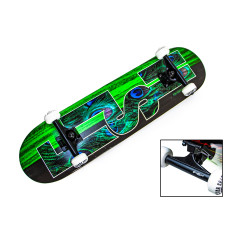 СкейтБорд деревянный от Fish Skateboard Green Peafowl оптом СкейтБорд деревянный от Fish Skateboard Green Peafowl оптом