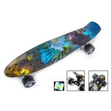 Penny Board "Динозавр" Светящиеся колеса Penny Board "Динозавр" Светящиеся колеса