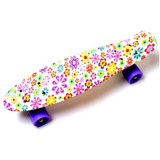 Penny Board "Violet Flowers"
