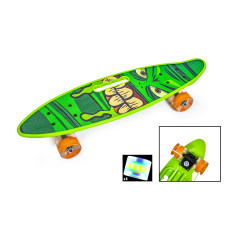 Penny Board С Ручкой "Hulk" Светящиеся колеса