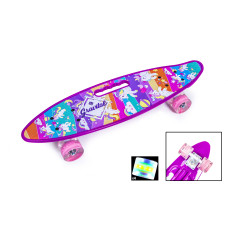 Penny Board С Ручкой "Pony" Светящиеся колеса