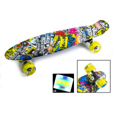 Penny Board Inscription Светящиеся колеса. Penny Board Inscription Светящиеся колеса.
