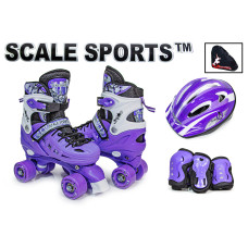 Комплект квадов Scale Sport Фиолетовый, размер 29-33 Комплект квадов Scale Sport Фиолетовый, размер 29-33