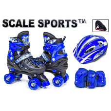 Комплект квадов Scale Sport Синий, размер 34-37 Комплект квадов Scale Sport Синий, размер 34-37