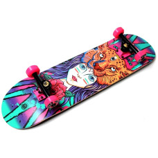 СкейтБорд деревянный от Fish Skateboard Girl and Tiger оптом СкейтБорд деревянный от Fish Skateboard Girl and Tiger оптом