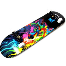 СкейтБорд деревянный от Fish Skateboard wolf оптом СкейтБорд деревянный от Fish Skateboard wolf оптом