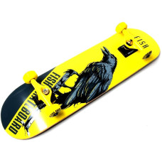 СкейтБорд деревянный от Fish Skateboard raven оптом СкейтБорд деревянный от Fish Skateboard raven оптом