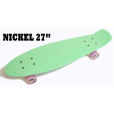 Пенниборд Nickel 27". Мятный цвет. Светящиеся колеса Пенниборд Nickel 27". Мятный цвет. Светящиеся колеса