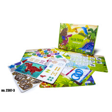 Развивающая Книга Монтессори Busy Book Динозавры 2307-3 Развивающая Книга Монтессори Busy Book Динозавры 2307-3