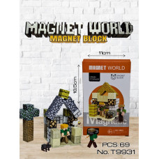 Магнитный Конструктор Блоки Майнкрафт T9931