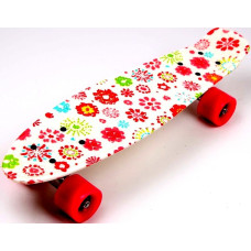 Penny Board "White Flowers" Penny Board "White Flowers"