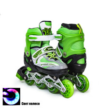 Ролики Happy Light green размер 34-37 Ролики Happy Light green размер 34-37